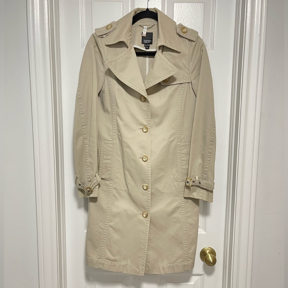 𝅺[ESPRIT] Trench coat - Light Taupe - 2